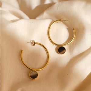 SOKO HORN DOT HOOPS - NWT